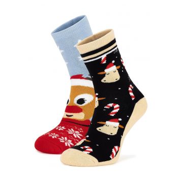 Sosete dama -  set 2 perechi - multicolor - 35-38
