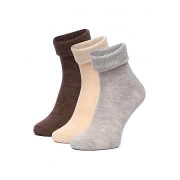 Sosete dama -  set 3 par - multicolor - 35-38