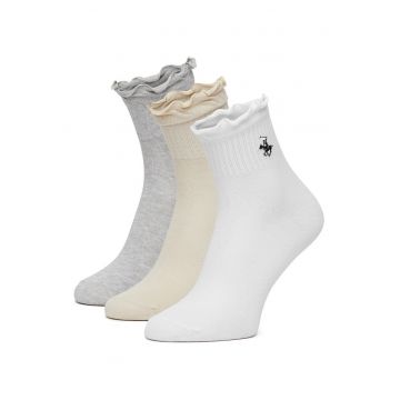 Sosete dama -  set 3 perechi - multicolor - 35-38