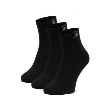 Sosete dama -  set 3 perechi - negru - 35-38