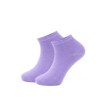 Sosete scurte uni bumbac femei - SDGW55ALB - - Lila