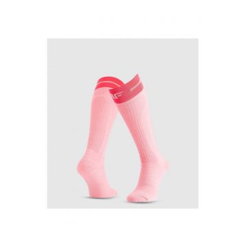 Sosete sport dama  roz - 35-38 EU - tehnologie 4FWarm - croi sub genunchi