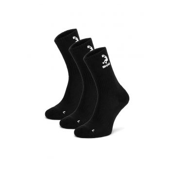 Sosete sport unisex  lungi - negru - 39-42