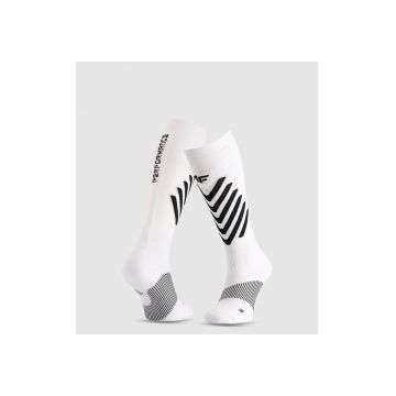 Sosete sport unisex  poliester - alb/negru - 35-38 EU