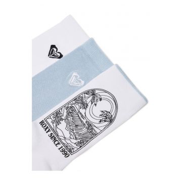 Sosete unisex  lungi - alb - set 3 perechi