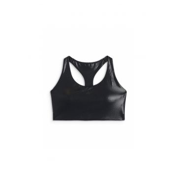 Sutien de yoga cu suport redus pentru femei  - negru - Negru