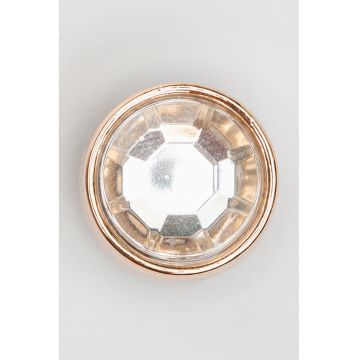 Talisman cu aspect cu strasuri Jibbitz™ - Auriu/Transparent