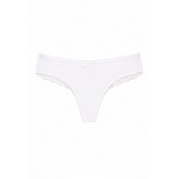 Chilot tanga pentru femei TF26ALB - - Alb