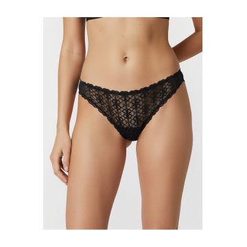 Chiloti tanga  negru - Negru