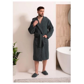 Halat De Baie Barbati Bumbac Zento - L/XL