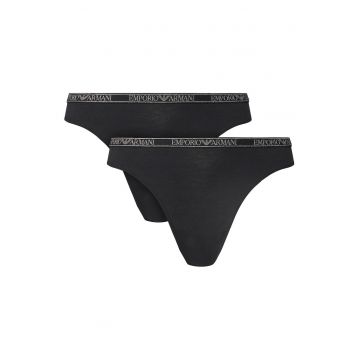 Set chiloti dama  negru - 2 bucati - material de calitate