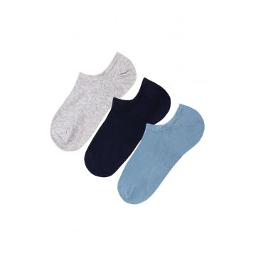 Set de sosete foarte scurte uni - 3 perechi