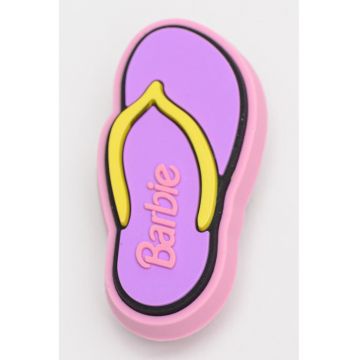 Set de talismane Barbie Jibbitz - 5 piese - Violet/Roz