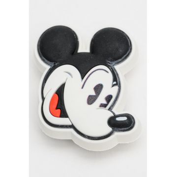 Set de talismane cu tematica Mickey Mouse Jibbitz - 5 piese - Rosu/Alb/Negru