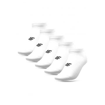 Sosete dama  Kaltses - set de 5 perechi - bumbac - alb - 35-38 EU