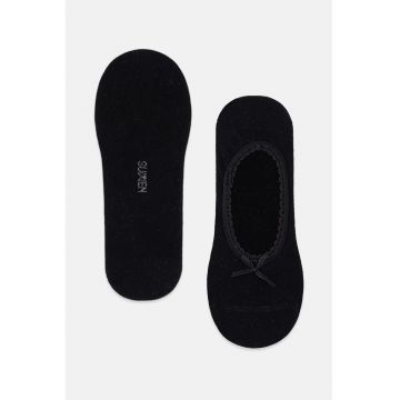 Sosete foarte scurte cu funda - Negru