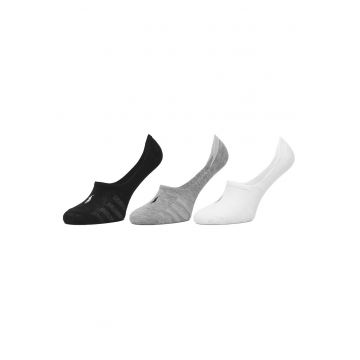 Sosete scurte dama - set 3 perechi -  textil - multicolor - One Size