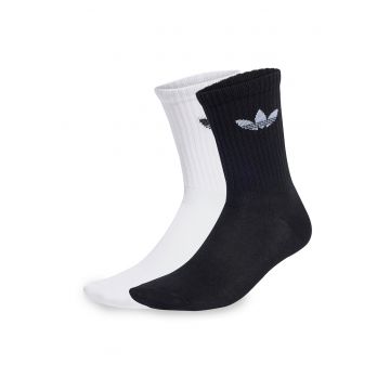 Sosete sport barbati -  alb/negru - 34-36 - set 2 perechi