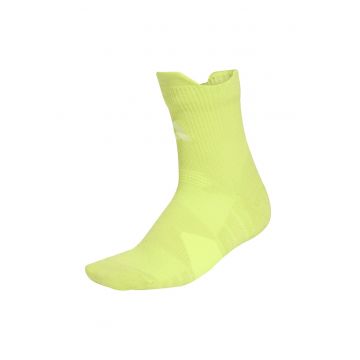 Sosete unisex din amestesc de lyocell cu detaliu logo - pentru alergare - Verde lime