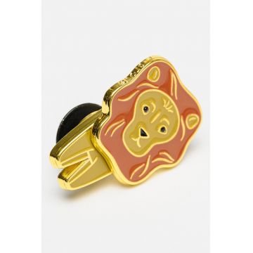 Talisman de email leu Jibbitz™ - Auriu