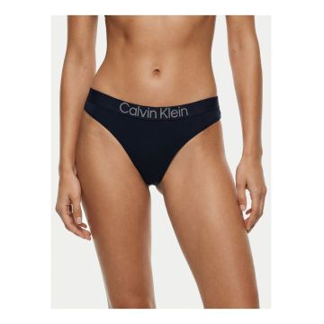 Chiloti tanga cu logo contrastant