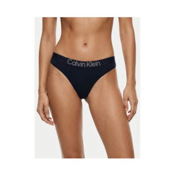 Chiloti tanga cu logo contrastant
