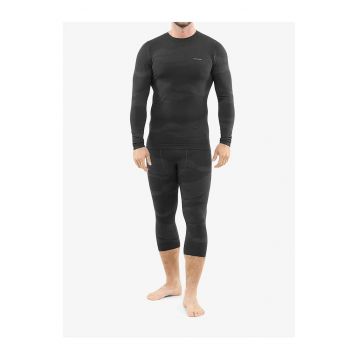 Lenjerie intima sport barbati -  set 3/4 - negru - material termic