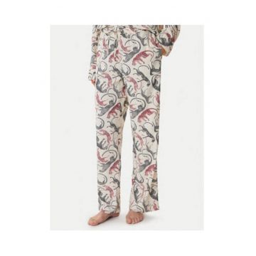Pantaloni de pijama cu imprimeu grafic -