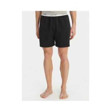 Pantaloni scurti de pijama cu banda contrastanta