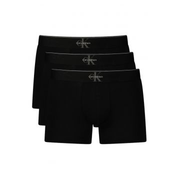 Set de boxeri barbati -  Bumbac - Negru 3035 - Negru