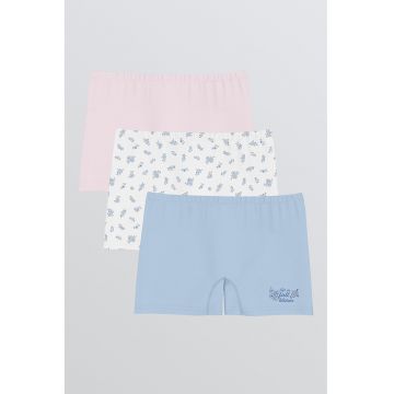 Set de boxeri cu imprimeu - 3 perechi - Multicolor