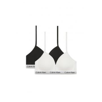 Set de bustiere cu banda logo - 2 piese