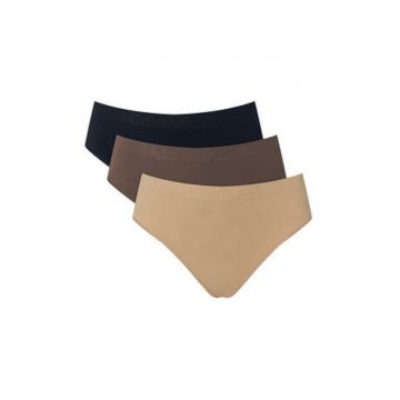 Set de chiloti hipster cu logo - 3 perechi