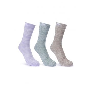 Set de sosete lungi Healvellyn - 3 perechi - Verde/Maro/Lila
