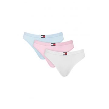 Set din chiloti din amestec de bumbac cu logo discret - 3 perechi