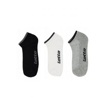 Set Sosete Scurte -  Material: 65% Bumbac - 32% Poliester - 3% Elastan - Confortabile Si Respirabile - Se Potrivesc Piciorului - Ideale Pentru Utilizare Zilnica
