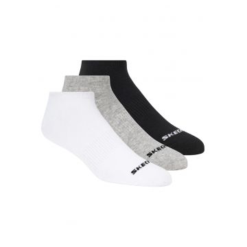 Set sosete Unisex -  3pk Unisex Non Terry No Show 1140411 - Alb