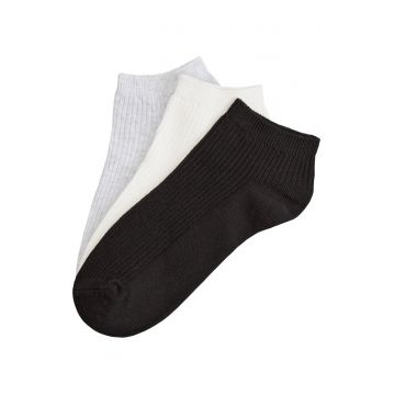 Sosete scurte dama set de 3 perechi Ground