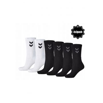 Sosete Sport  Set - Basic - Set Multiplu - Cusatura Moale La Varf - Banda Elastica - Utilizare Universala - Sport/Fitness - Material: 80% Bumbac
