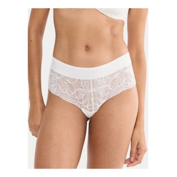 Boxeri dama -  bej - dantela - poliamida-elastan - set