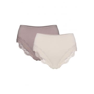 Chiloti Brazilieni dama set de 2 perechi Plantea - Bej