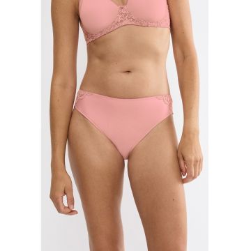 Chiloti cu garnituri de dantela Amourette - Roz pastel