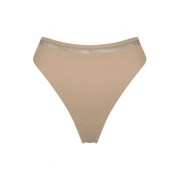 Chiloti tanga dama Minimalist Basic - Bej