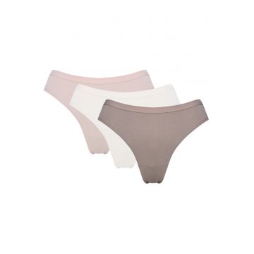 Chiloti tanga dama set de 3 perechi Peggy - Maro
