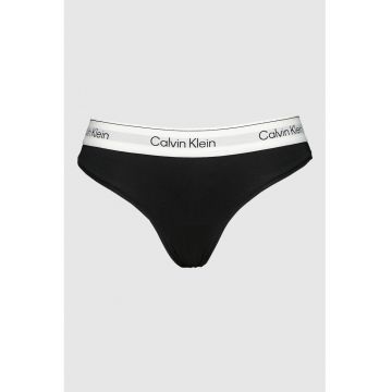 Chiloti tanga din amestec de modal - Alb/Negru/Gri deschis
