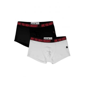 Lenjerie intima barbati  set 2 - si negru - 95% bumbac - 5% elastan - Negru/Gri