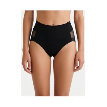 Lenjerie modelatoare -  neagra - bumbac-elastan