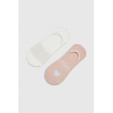 Pachet de 2 sosete -  bej - 37-40