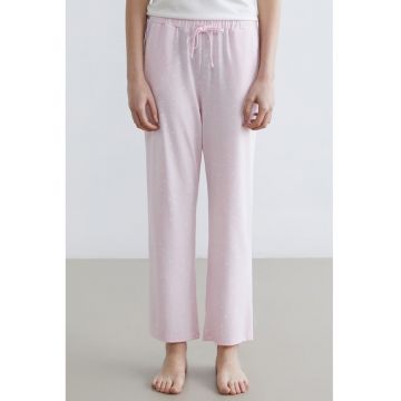 Pantaloni de pijama cu snur - Roz pal