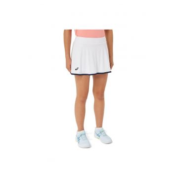 Pantaloni fusta scurti de tenis  poliester - alb -